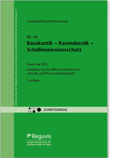Bauakustik - Raumakustik - Schallimmissionsschutz - Cover