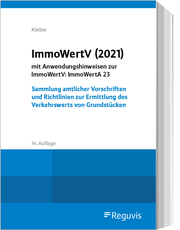 ImmoWertV (2021) mit Anwendungshinweisen zur ImmoWertV: ImmoWertA 23 - Cover