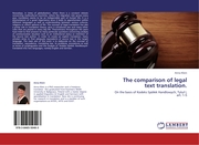 The comparison of legal text translation.