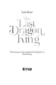 The Last Dragon King - Die Chroniken von Avalier 1 - Abbildung 1