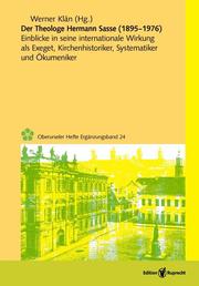 Der Theologe Hermann Sasse (1895-1976) - Cover