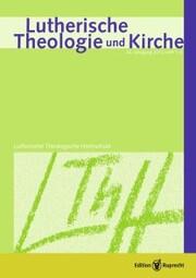 Lutherische Theologie und Kirche, Heft 01-02/2012 - Einzelkapitel - Anathema - zur neutestamentlichen Behauptung christlicher Identität - Cover