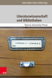 Literaturwissenschaft und Bibliotheken - Cover