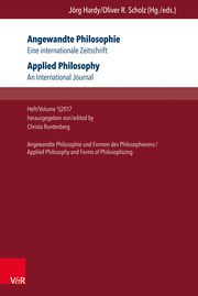 Angewandte Philosophie. Eine internationale Zeitschrift / Applied Philosophy. An