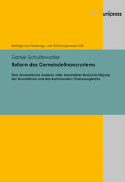 Reform des Gemeindefinanzsystems - Cover