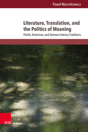 Literature, Translation, and the Politics of Meaning - Cover