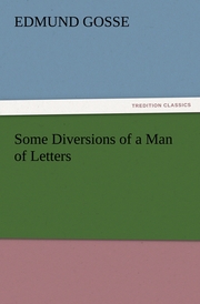 Some Diversions of a Man of Letters - Cover