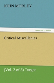Critical Miscellanies (Vol.2 of 3) Turgot