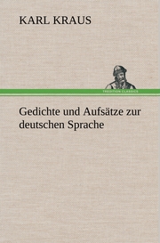 Gedichte und Aufsätze zur deutschen Sprache - Cover