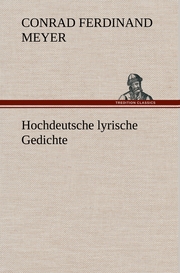 Hochdeutsche lyrische Gedichte - Cover