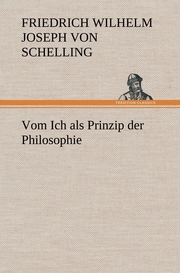 Vom Ich als Prinzip der Philosophie - Cover
