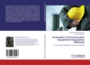 Evaluation of Construction Equipment Acquisition Methods
