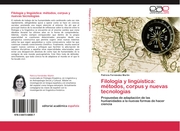 Filología y lingüística: métodos, corpus y nuevas tecnologías - Cover
