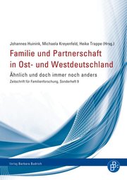 Familie und Partnerschaft in Ost- und Westdeutschland - Cover