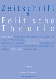 ZPTh - Zeitschrift für Politische Theorie 1/2015