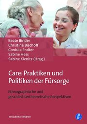 Care: Praktiken und Politiken der Fürsorge - Cover