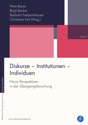 Diskurse - Institutionen - Individuen - Cover