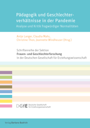 Pädagogik und Geschlechterverhältnisse in der Pandemie - Cover