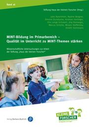 MINT-Bildung im Primarbereich - Qualität im Unterricht zu MINT-Themen stärken - Cover
