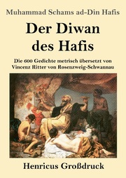 Der Diwan des Hafis (Großdruck) - Cover