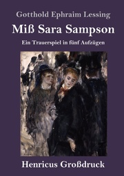 Miß Sara Sampson (Großdruck)