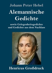 Alemannische Gedichte (Grossdruck) - Cover