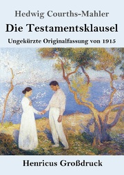 Die Testamentsklausel (Großdruck) - Cover
