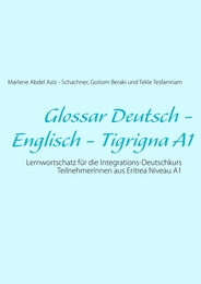 Glossar Deutsch - Englisch - Tigrigna A1 - Cover