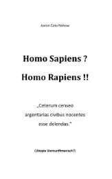 Homo Sapiens? Homo Rapiens!! - Cover