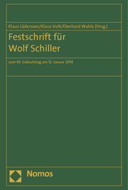 Festschrift für Wolf Schiller