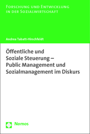Öffentliche und Soziale Steuerung - Public Management und Sozialmanagement im Diskurs - Cover