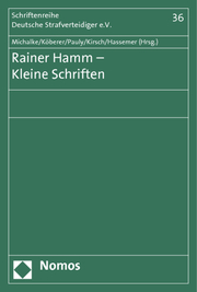 Rainer Hamm - Kleine Schriften - Cover