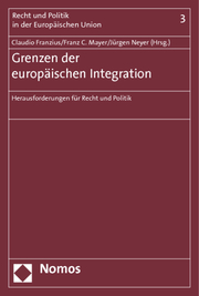 Grenzen der europäischen Integration - Cover