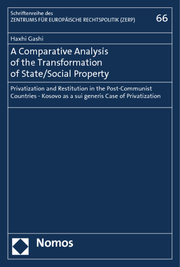 A Comparative Analysis of the Transformation of State/Social Property - Cover