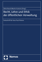 Recht, Lehre und Ethik der öffentlichen Verwaltung - Cover