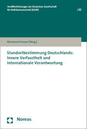 Standortbestimmung Deutschlands: Innere Verfasstheit und internationale Verantwortung - Cover