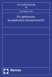 Ein optionales europäisches Zessionsrecht? - Cover