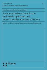 Sachunmittelbare Demokratie im interdisziplinären und internationalen Kontext 2011/2012