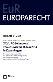 XXVI. FIDE-Kongress vom 28. Mai bis 31. Mai 2014 in Kopenhagen - Cover