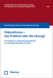 Föderalismus - das Problem oder die Lösung? - Cover
