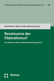 Renaissance des Föderalismus? - Cover