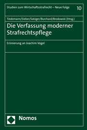 Die Verfassung moderner Strafrechtspflege - Cover