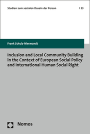 Inclusion and Local Community Building in the Context of European Social Policy and International Human Social Right - Cover