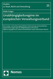 Unabhängigkeitsregime im europäischen Verwaltungsverbund - Cover