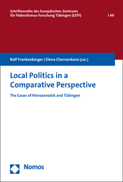 Local Politics in a Comparative Perspective - Cover