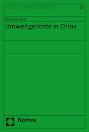 Umweltgerichte in China - Cover