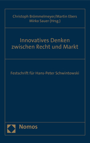 Innovatives Denken zwischen Recht und Markt - Cover