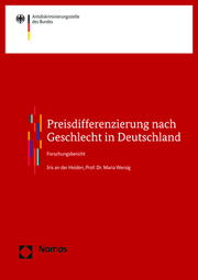 Preisdifferenzierung nach Geschlecht in Deutschland - Cover