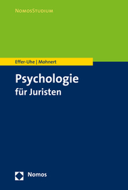 Psychologie für Juristen - Cover