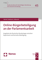 Online-Bürgerbeteiligung an der Parlamentsarbeit - Cover